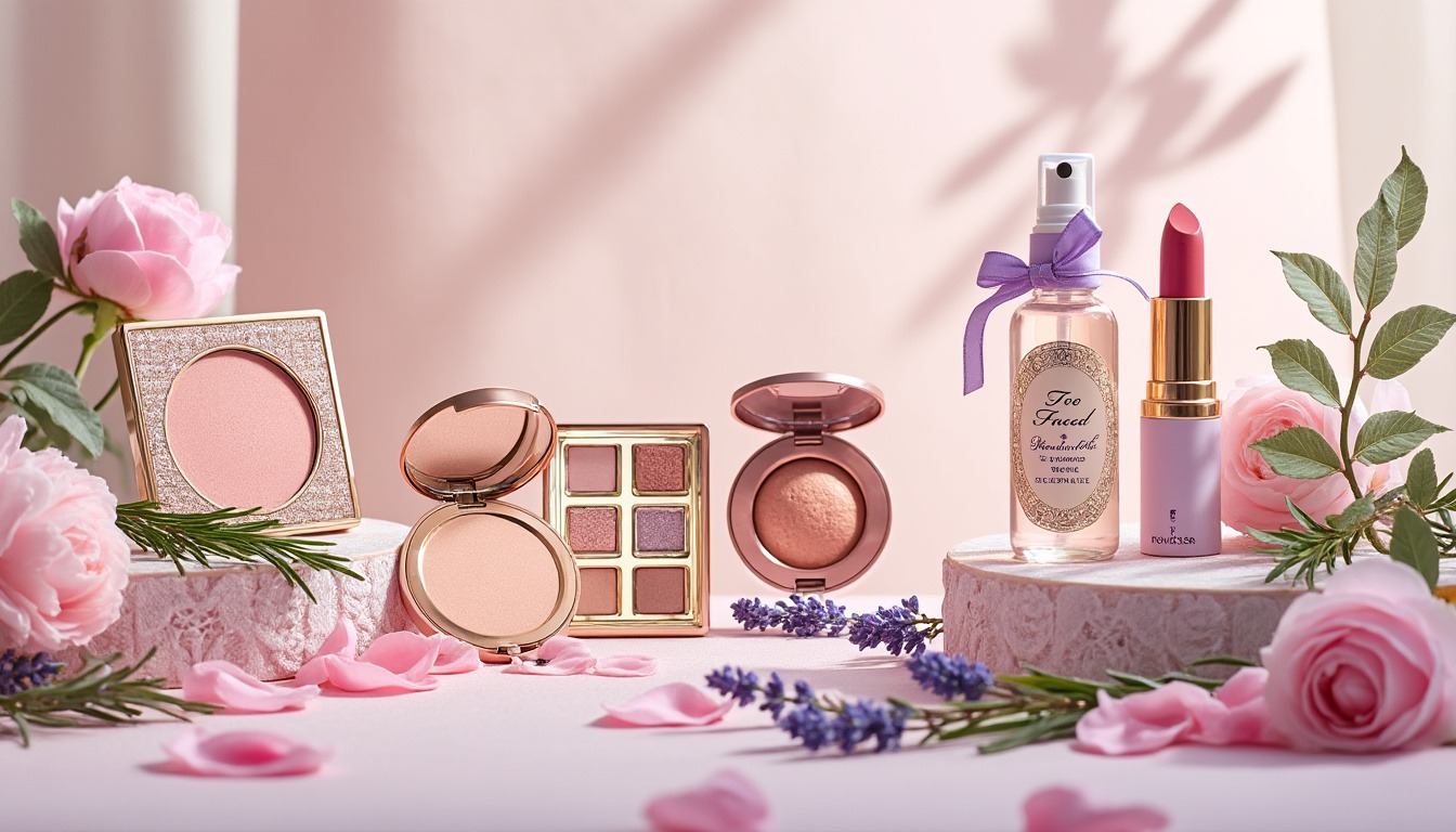 découvrez les produits incontournables de too faced pour créer un look romantique et enchanteur. explorez des palettes de fards à paupières, des rouges à lèvres gourmands et des blushs délicats qui subliment votre beauté. laissez-vous séduire par des teintes douces et des textures veloutées, idéales pour un maquillage à la fois frais et irrésistible.