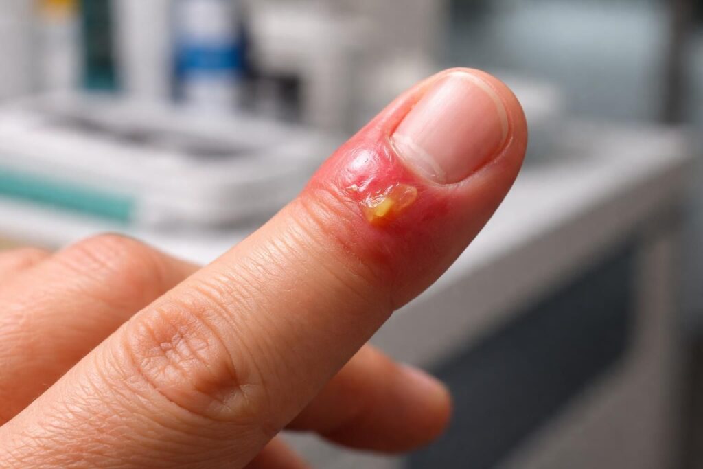 découvrez quand consulter un professionnel de santé pour un panari au doigt afin d'éviter les complications et bénéficier d'un traitement adapté rapidement.