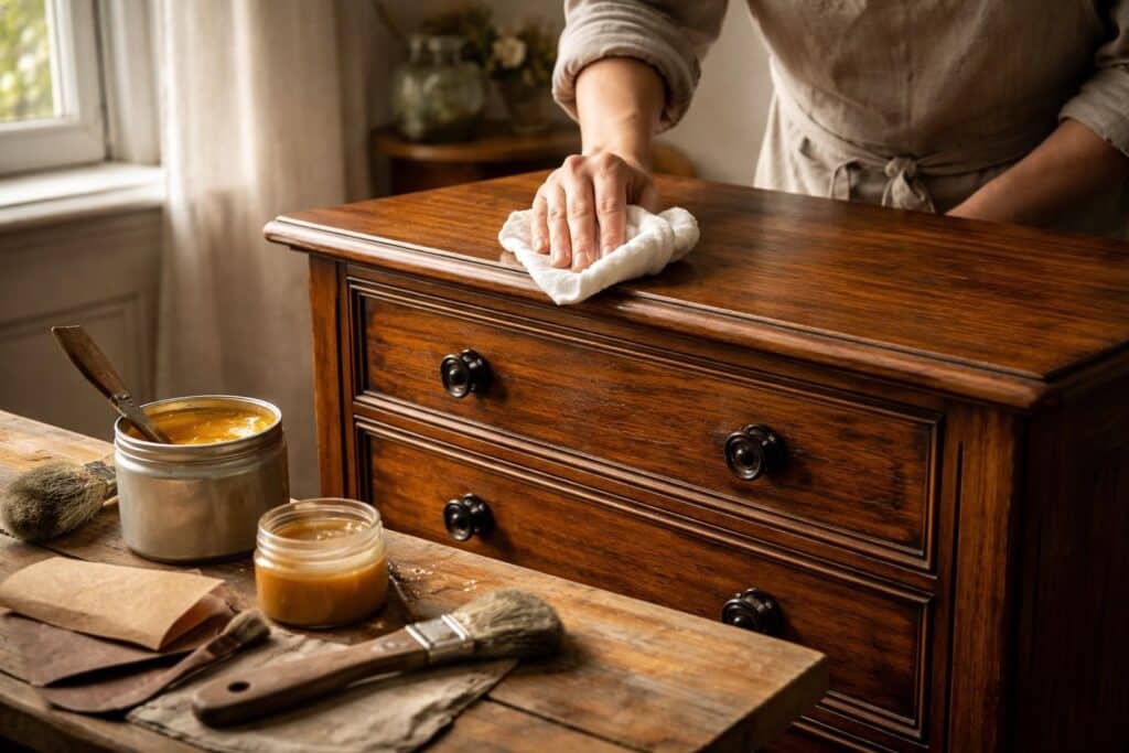 découvrez comment redonner charme et authenticité à vos meubles grâce à la patine, avec des gestes simples et efficaces pour un relooking réussi.