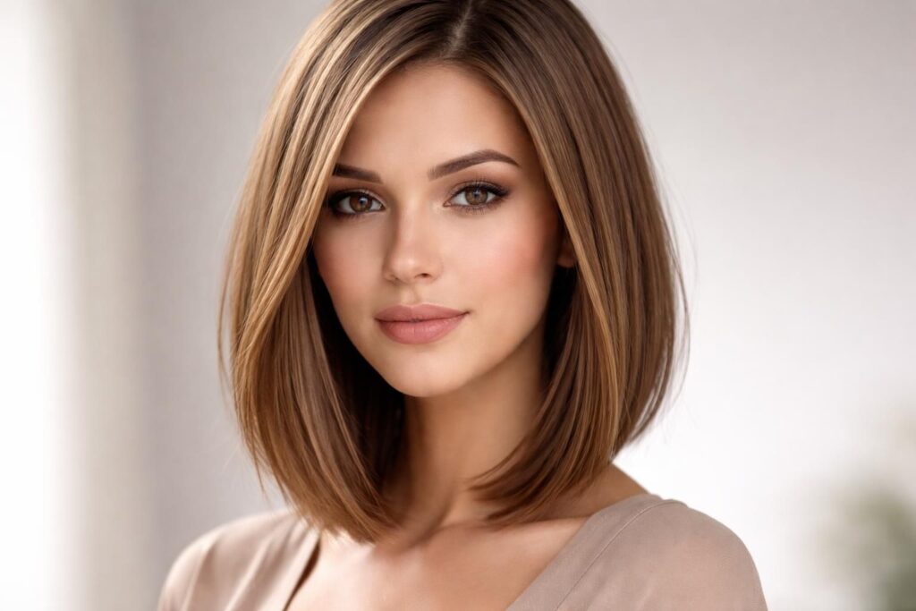 découvrez le carré plongeant mi-long, une coupe moderne qui sublime toutes les formes de visage en apportant style et élégance à votre look.