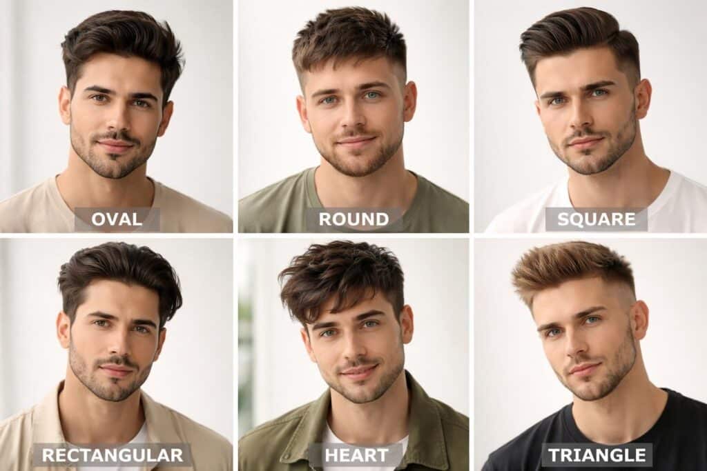 découvrez les tendances coiffure homme adaptées à la forme de votre visage pour un style personnalisé et réussi.